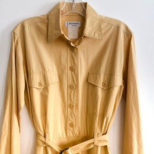 Yves Saint Laurent Variation 90s midi dress